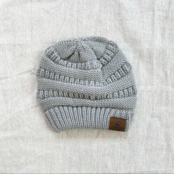 CHOOSE ONE - Super Star | Chunky Knit Gender Neutral Baby Beanie Hat - Picture 5 of 6